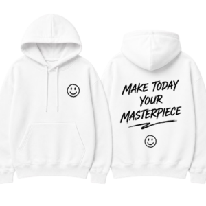 Alternative view of Hoodie Oversize "MAKE TODAY YOUR MASTERPIECE