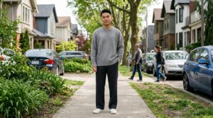 Phối áo sweater tối giản